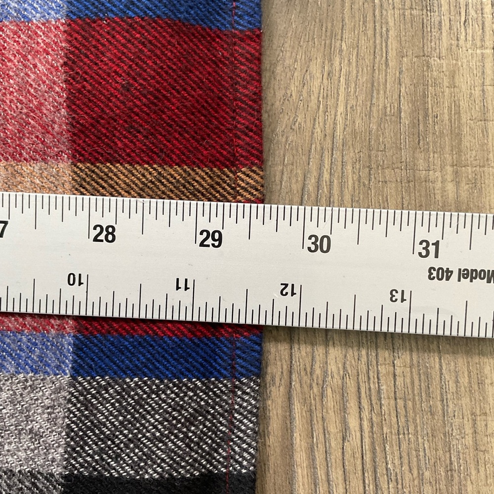 The North Face Arroyo Flannel Shirt Men's SMALL Red Black Blue Plaid Long Sleeve - Picture 8 of 10